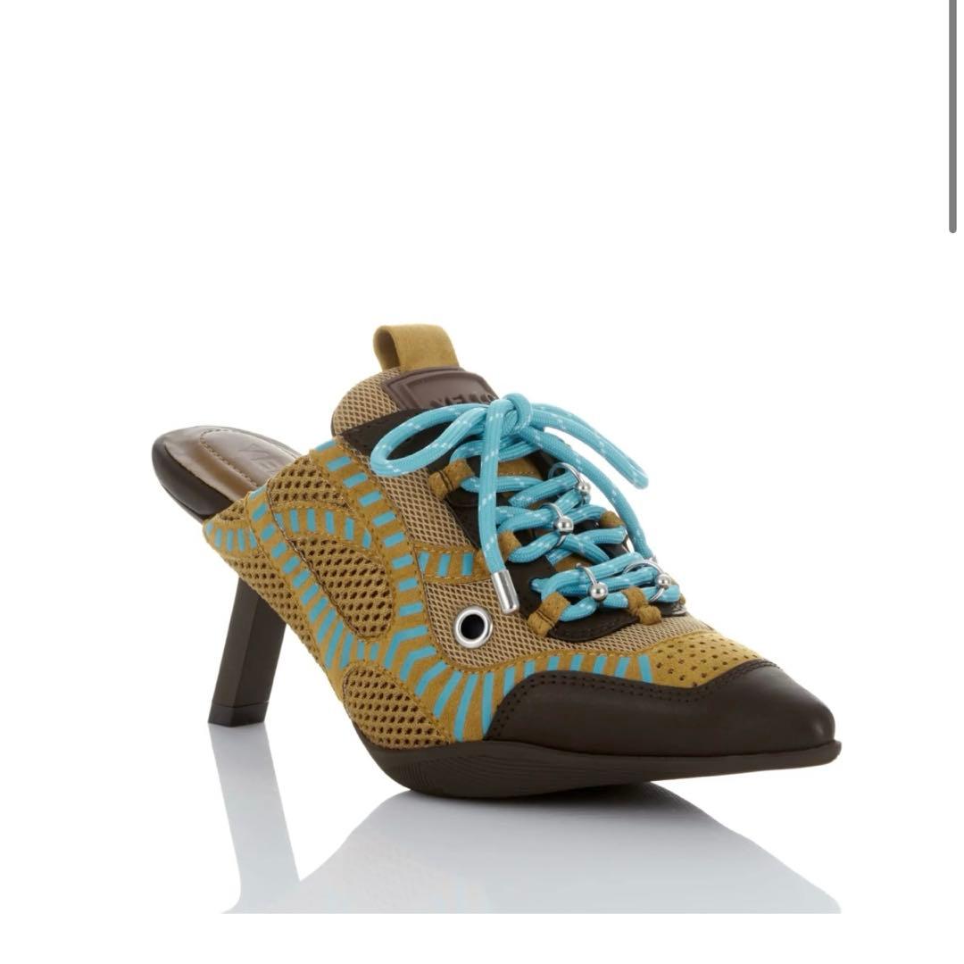 靴 yello BLUE BAYOU SNEAKER MULES