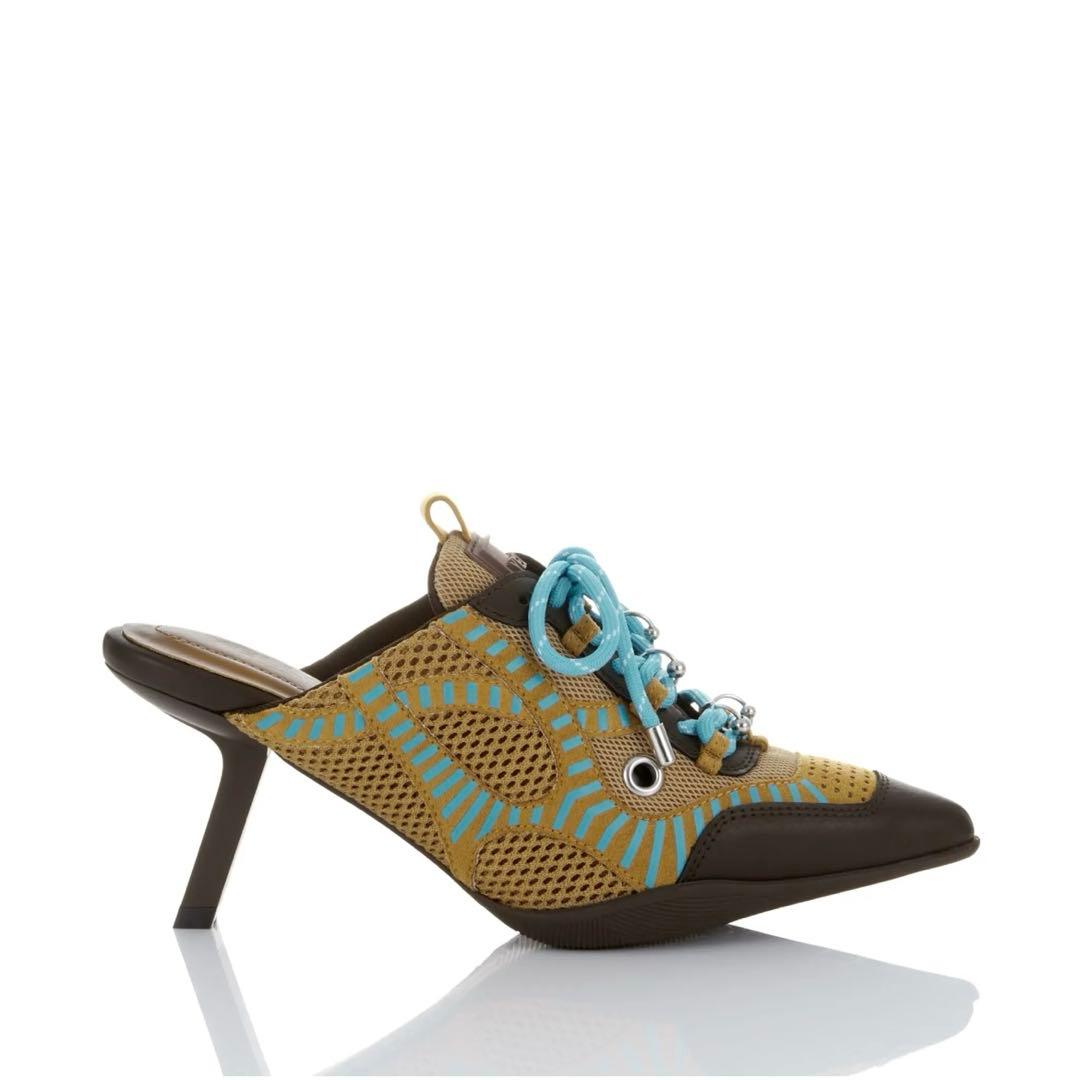 靴 yello BLUE BAYOU SNEAKER MULES