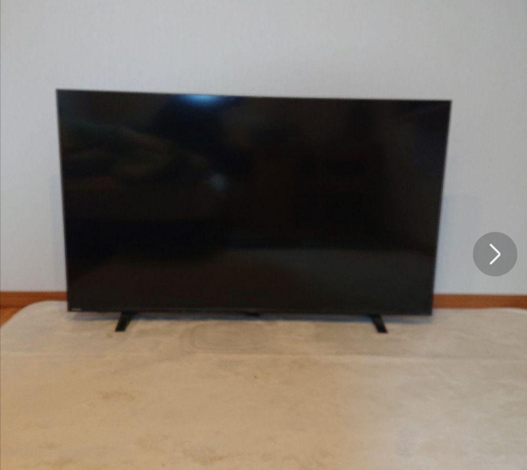 黒いテレビ 2本スタンド付き　東芝　REGZA　レグザ　55J10X