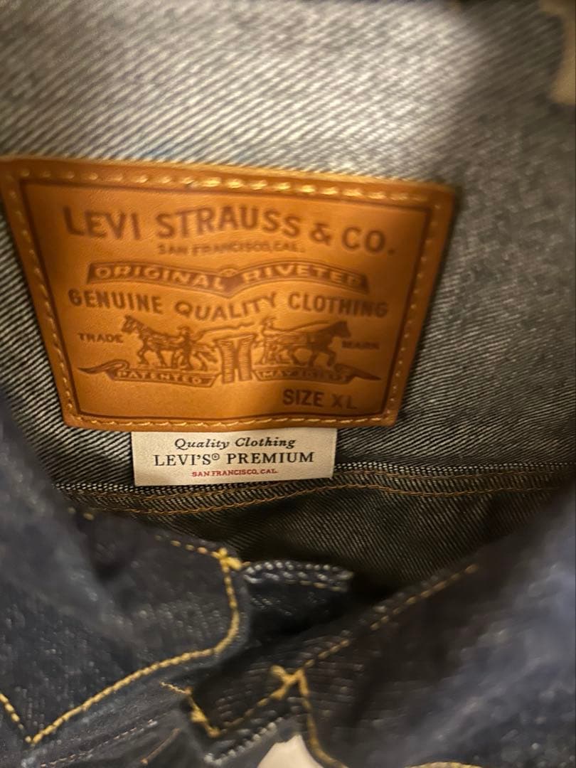 リーバイス ジャーナルスタンダード別注 2ndタイプ　デニムジャケット XL