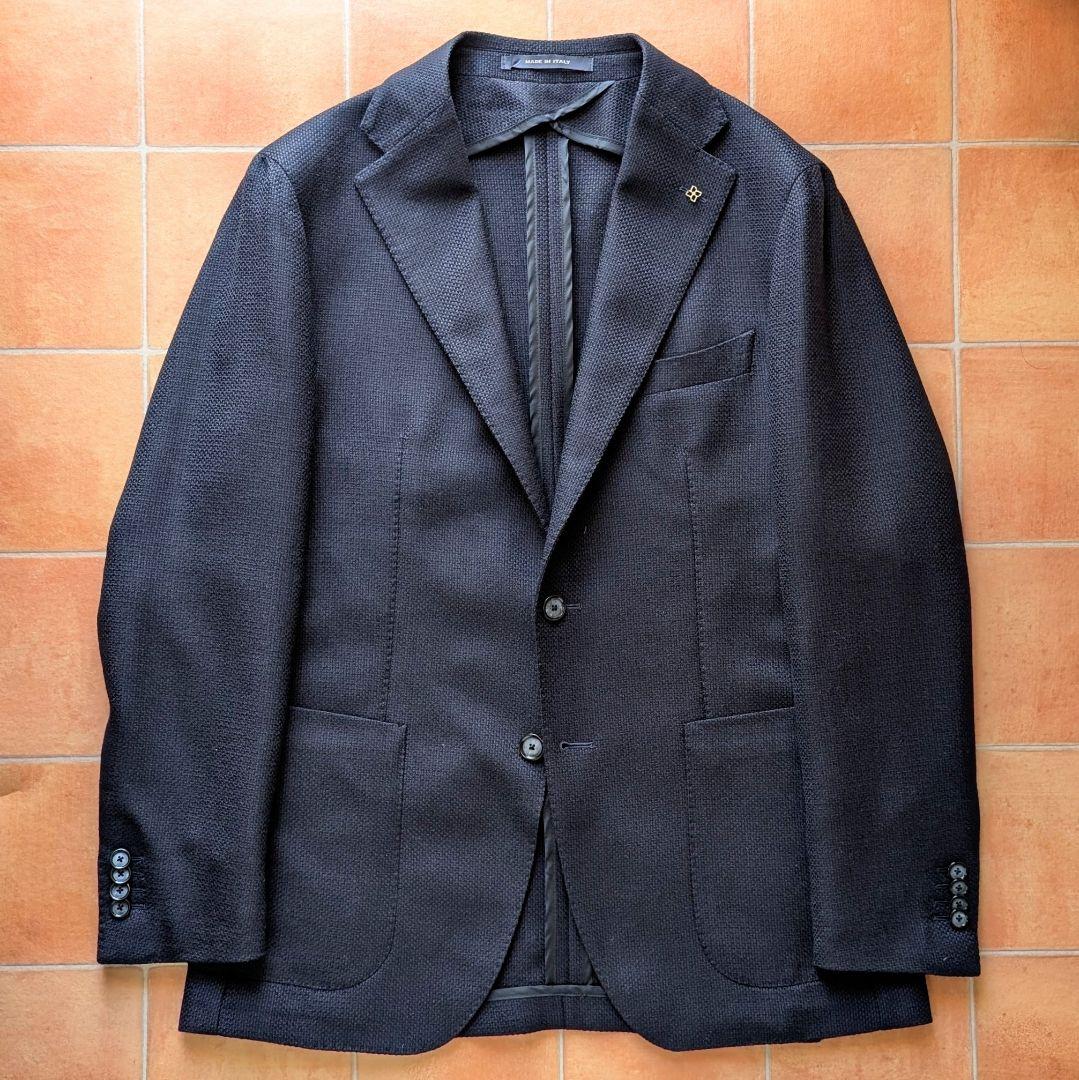 TAGLIATORE ネイビージャケット ホップサック タリアトーレ 48サイズ