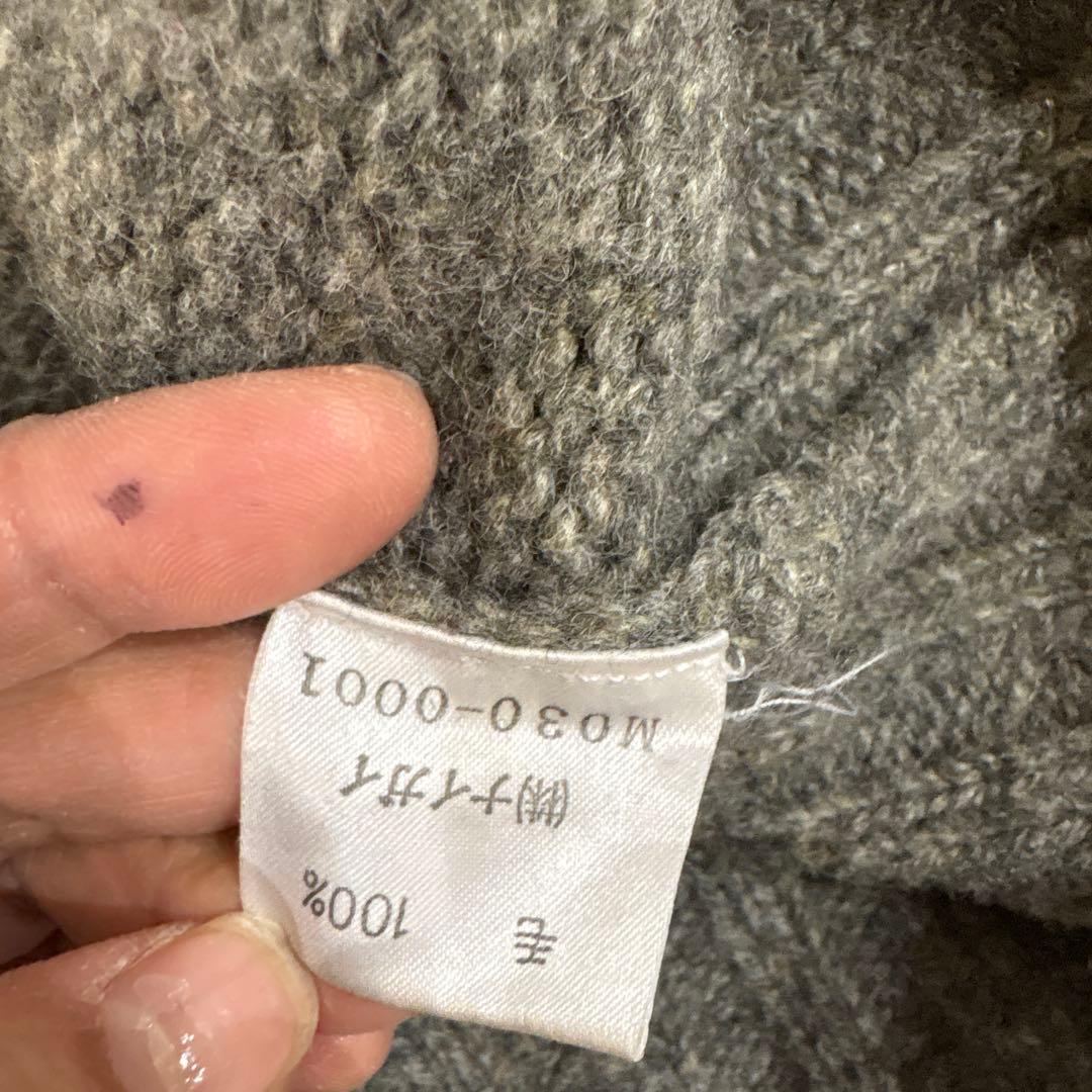 Polo by Ralph Lauren グレー ラムウール セーター L