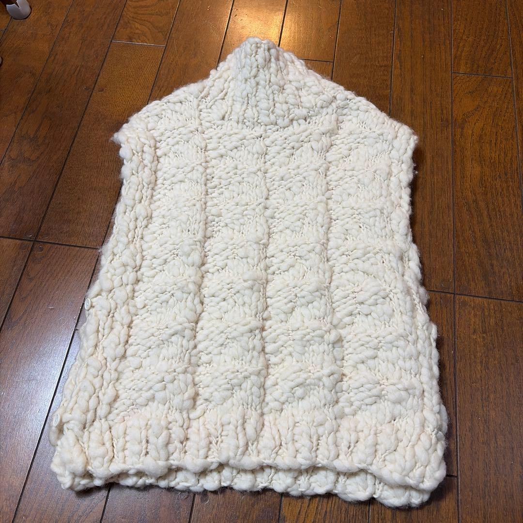 TOMORROWLAND MACPHEEハンドニットベスト