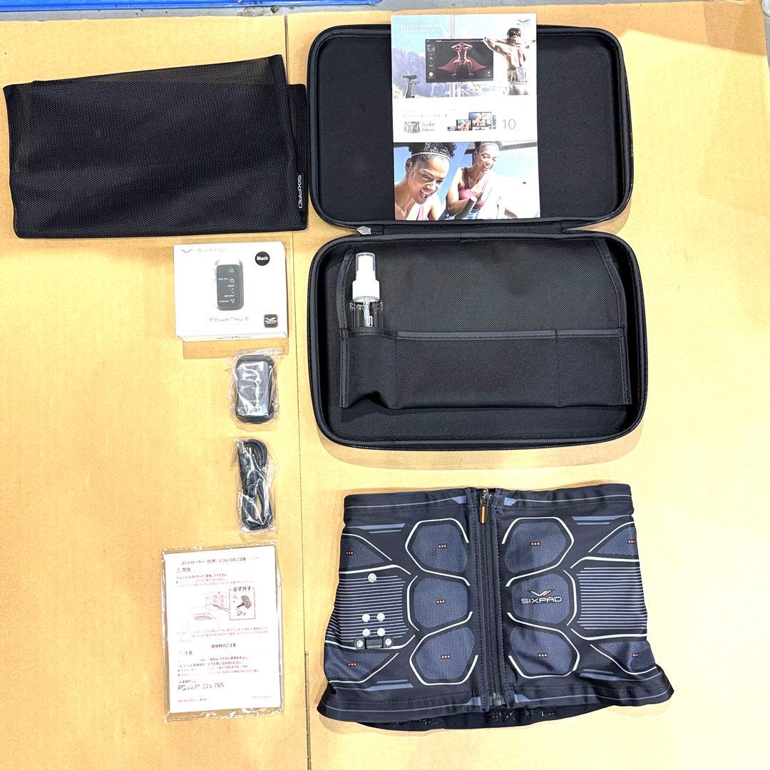 新品　SIXPAD シックスパッド パワースーツコアベルト ブラック Mサイズ