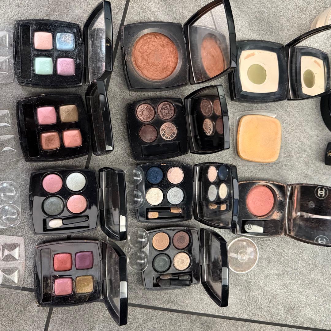 シャネル　化粧品　鏡　拡大鏡　アイシャドウ　チーク　パウダー　下地　まとめ売り