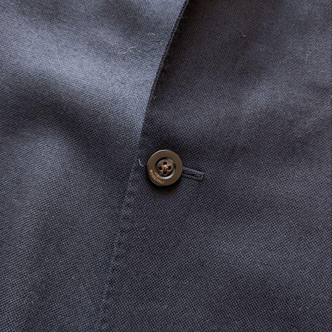 【近年モデル】BOGLIOLI DOVER ホップサック ジャケット ネイビー