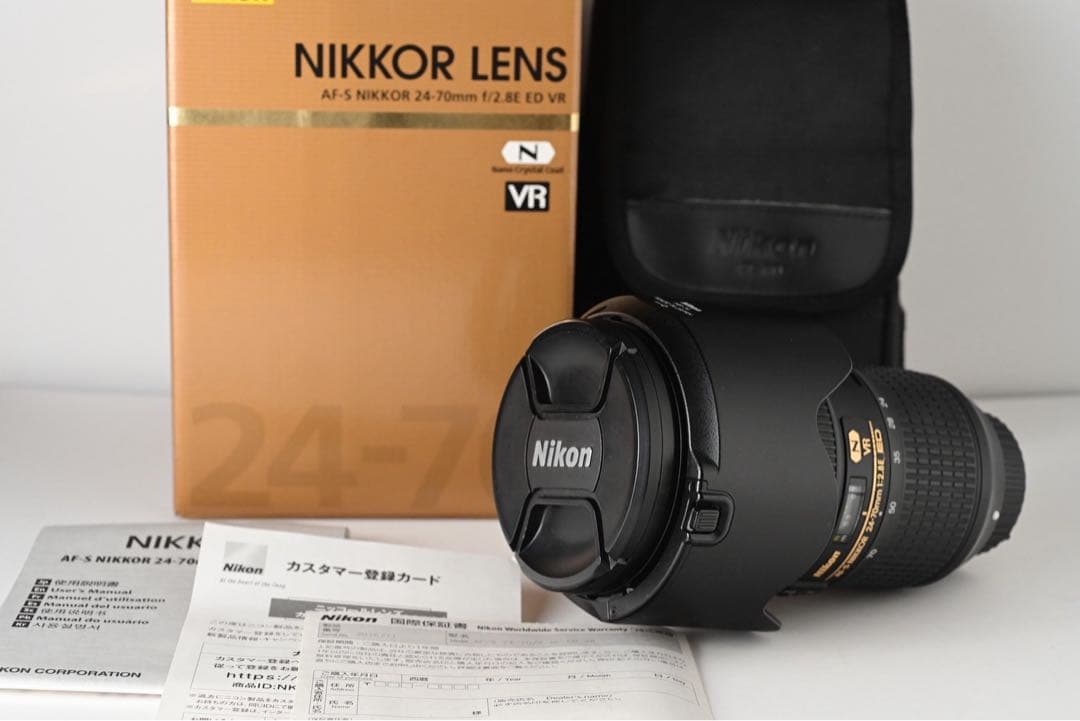AF-S NIKKOR 24-70mm 1:2.8E ED VR 美品