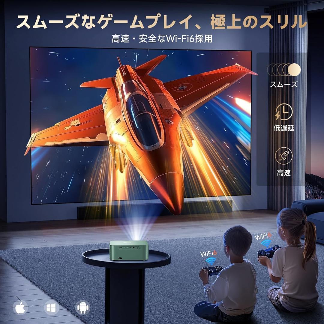 家庭用プロジェクター 小型 700ANSIネイティブ1080p 電動フォーカス