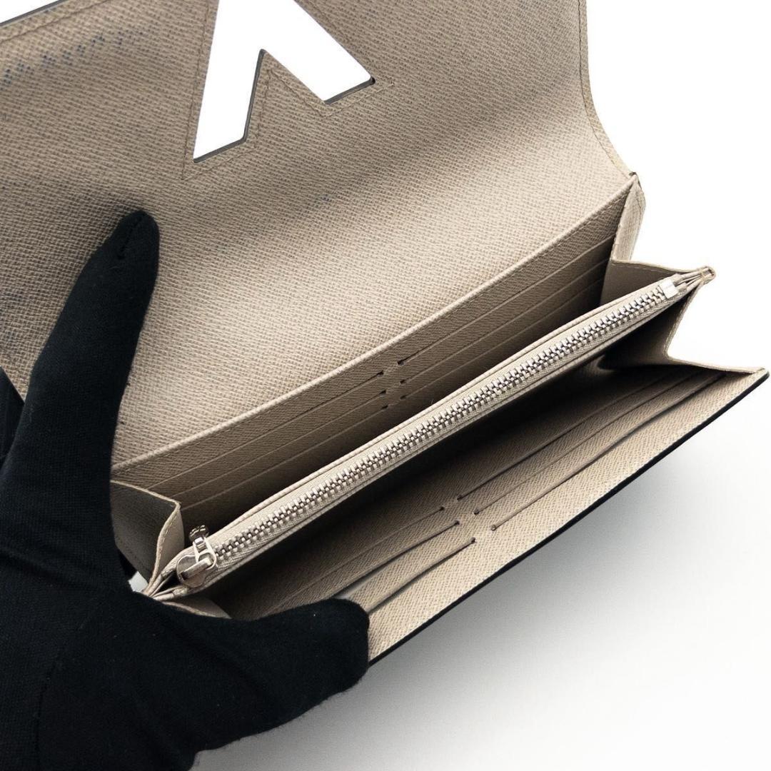 【極美品】ルイヴィトン　ポルトフォイユツイスト　長財布　エピ　デニム　ブルー