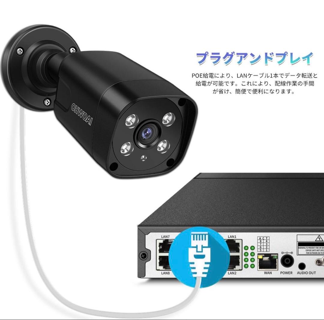 新品未使用　防犯カメラセット 監視カメラ 3台 セット　OHWOAIメーカー直販