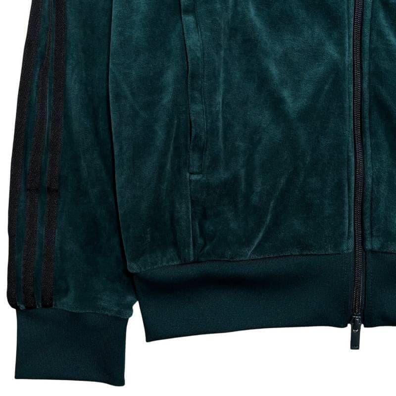 ☆9937_1 adidas SST ベロア トラックトップ オーロラアイビー