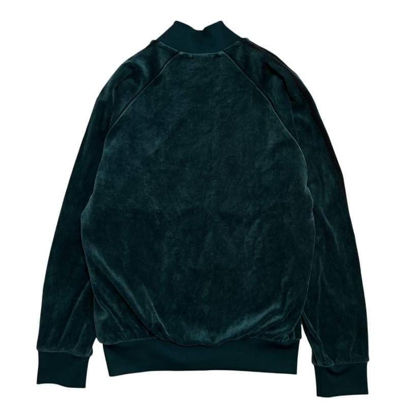 ☆9937_1 adidas SST ベロア トラックトップ オーロラアイビー