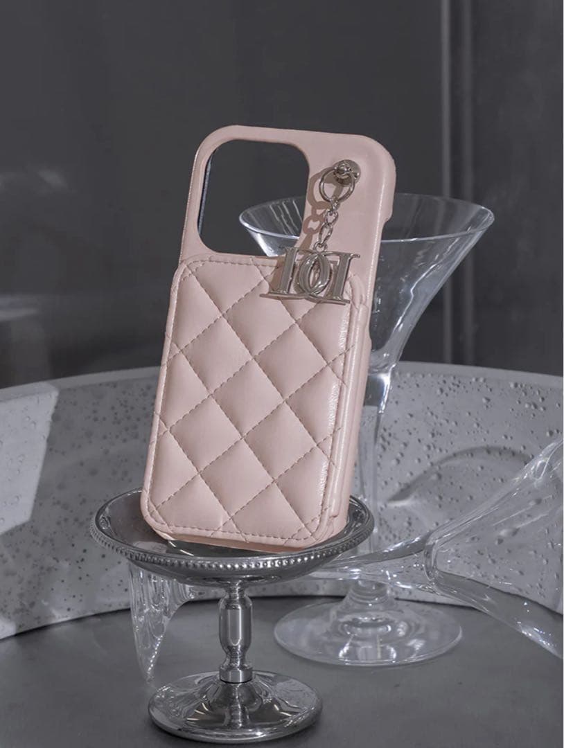 ♡*様 Darich ダーリッチ キルティングミラーDDチャームiPhoneケー