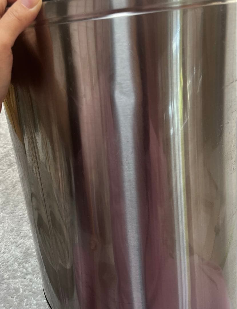 zita ジータ　ゴミ箱　自動開閉シルバー円形ごみ箱