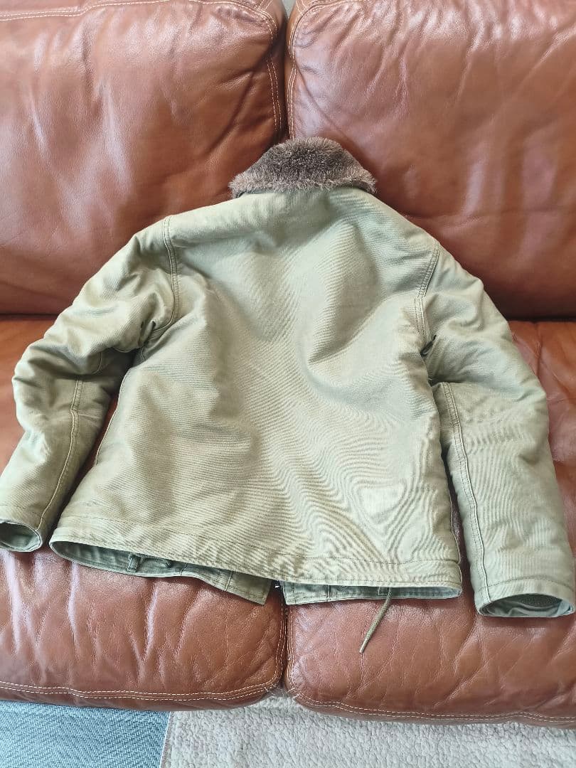 HOUSTON N-1 デッキジャケット 5N-1X TANカラー