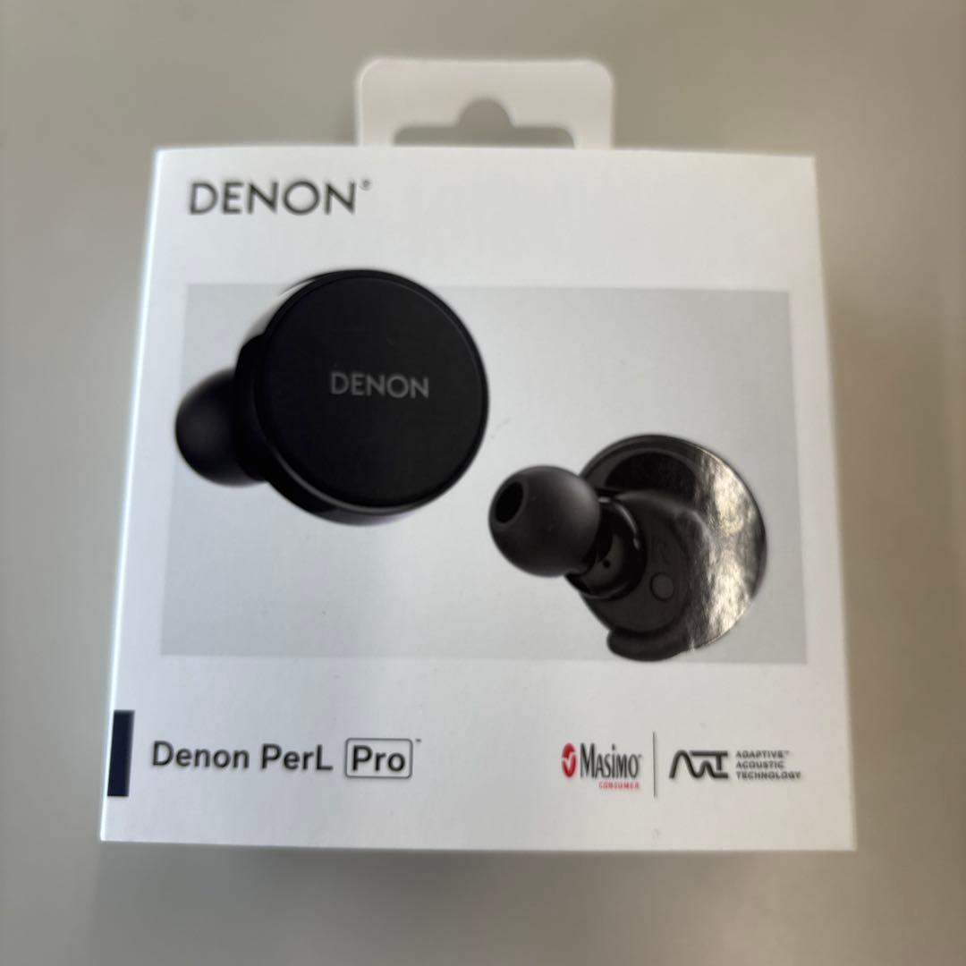 DENON Denon PerL ワイヤレスイヤホン ブラック「ジャンク品」