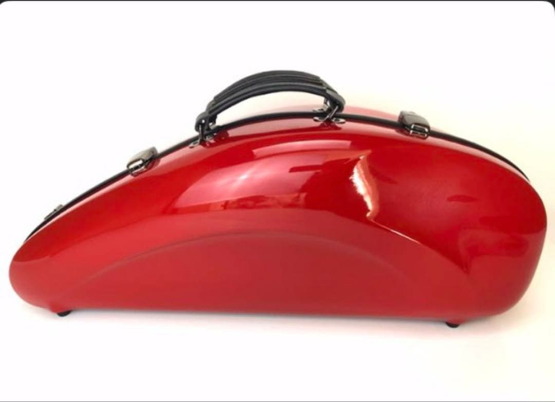 赤いアルトサックスケース ハードシェル