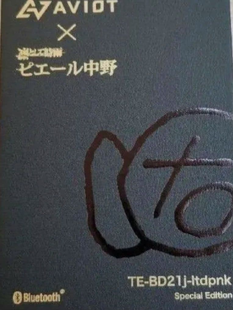 AVIOT TE-BD21j-pnk ピエール中野 ピヤホン