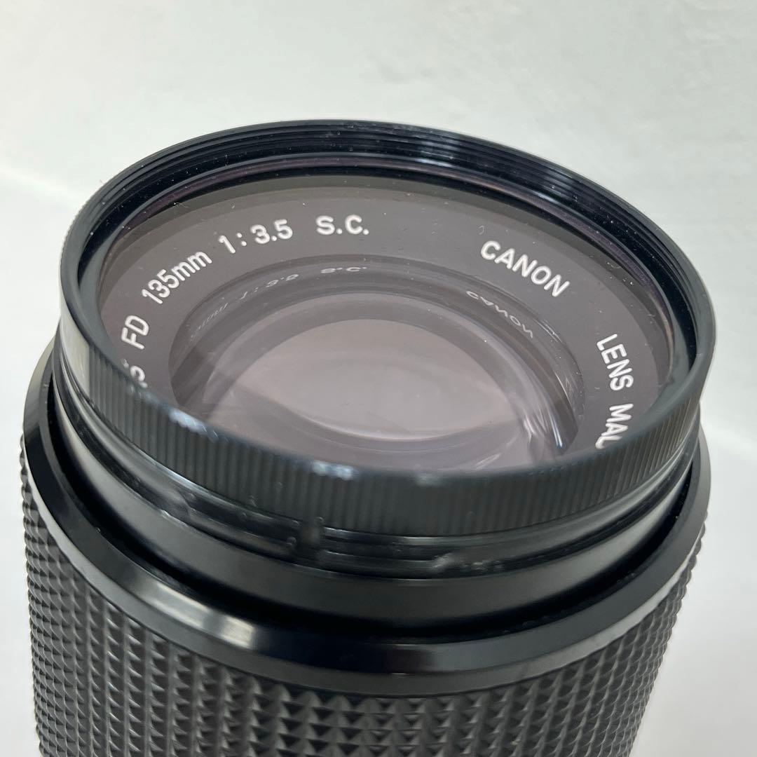 【専用ケース付】CANON LENS FD 135mm 1:3.5 S.C.