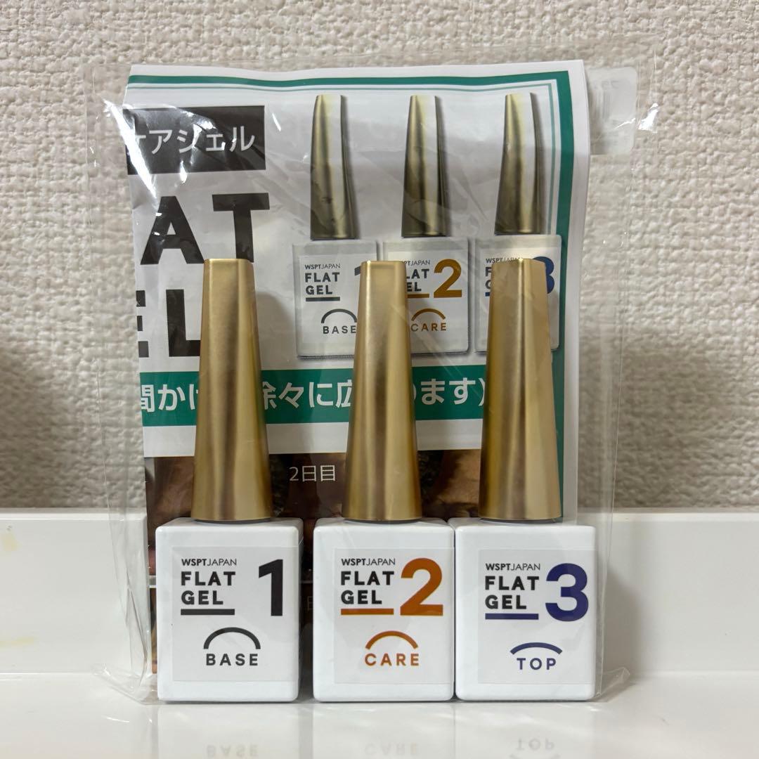 【新品未使用】巻き爪ケア フラットケアジェル ３本セット WSPT JAPAN