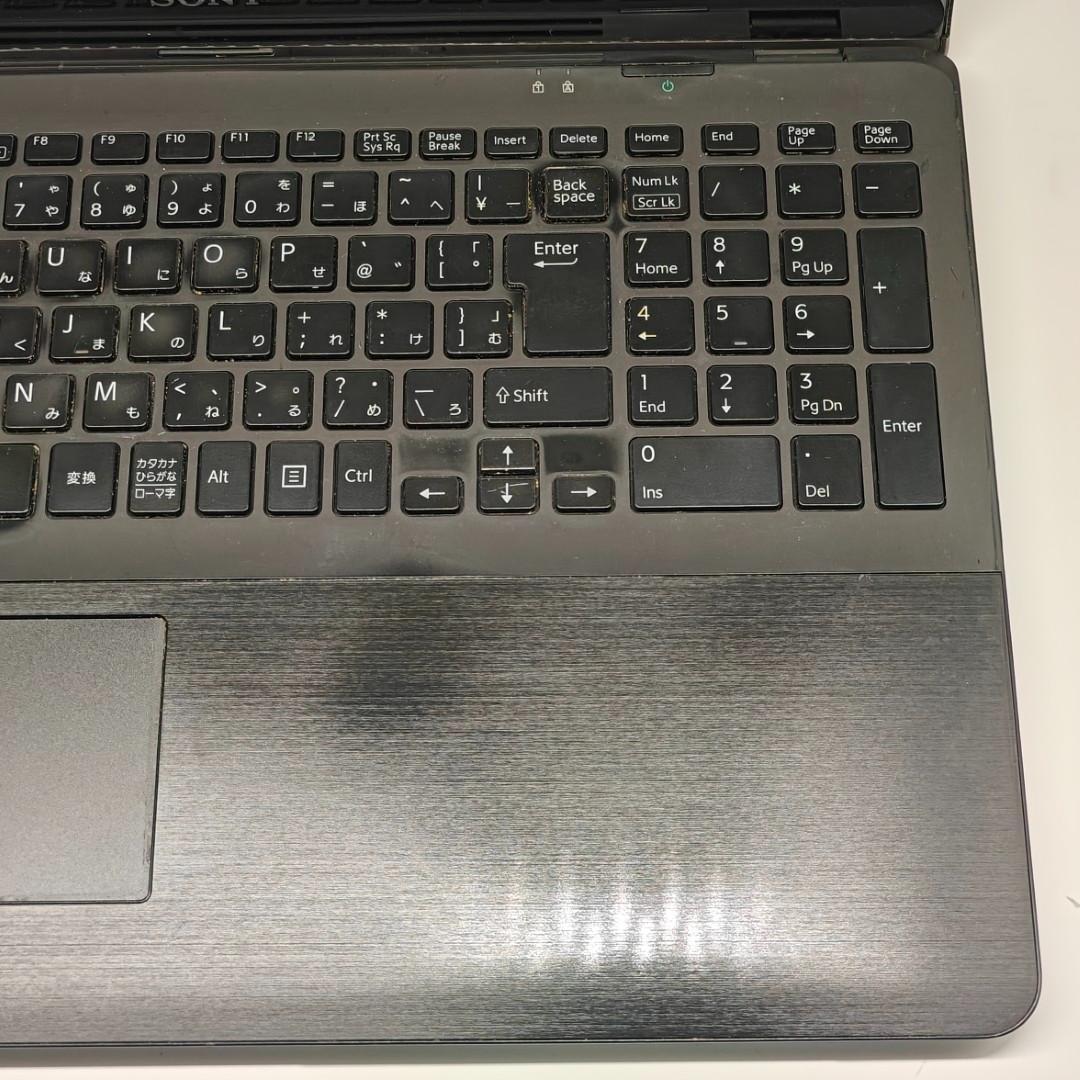 【VAIO】SVF 高速i7 SSD256GB 8GB ブラック ノートPC