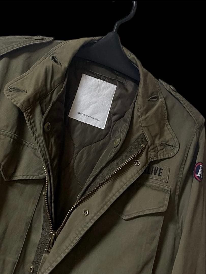 HYSTERIC GLAMOUR モッズコート ミリタリー カーキ M 日本製