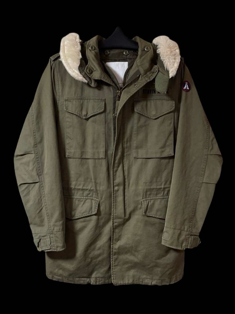 HYSTERIC GLAMOUR モッズコート ミリタリー カーキ M 日本製