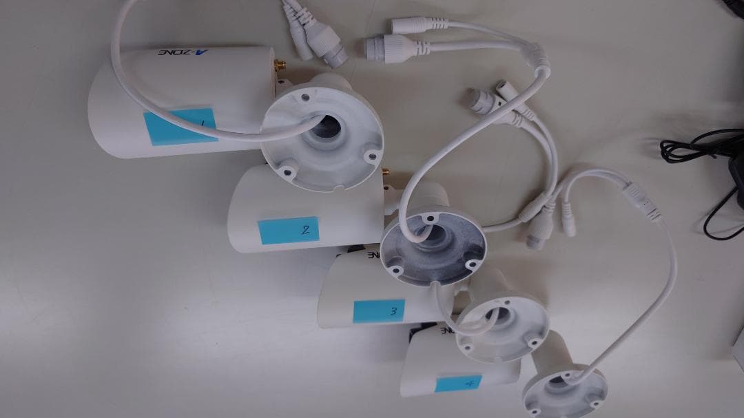 A-ZONE Wireless P2P NVR 防犯カメラ4台セット