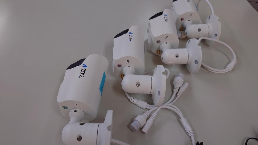 A-ZONE Wireless P2P NVR 防犯カメラ4台セット