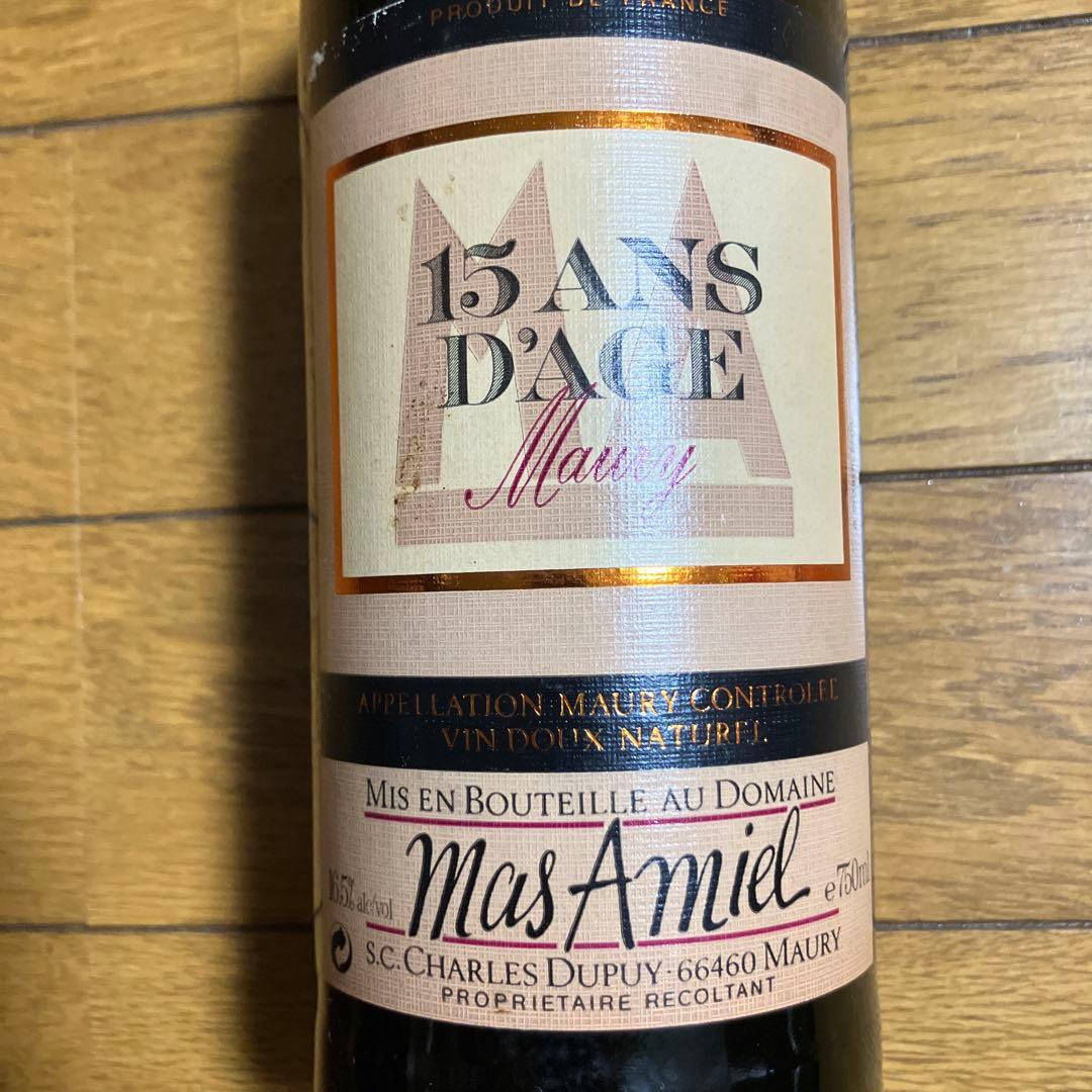 ワイン 15 ANS D'AGE Maury Mas Amiel
