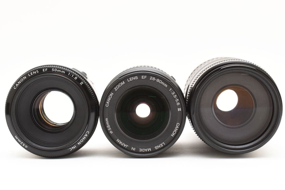 Canon EOS 6D mark II 標準&望遠&単焦点トリプルレンズセット