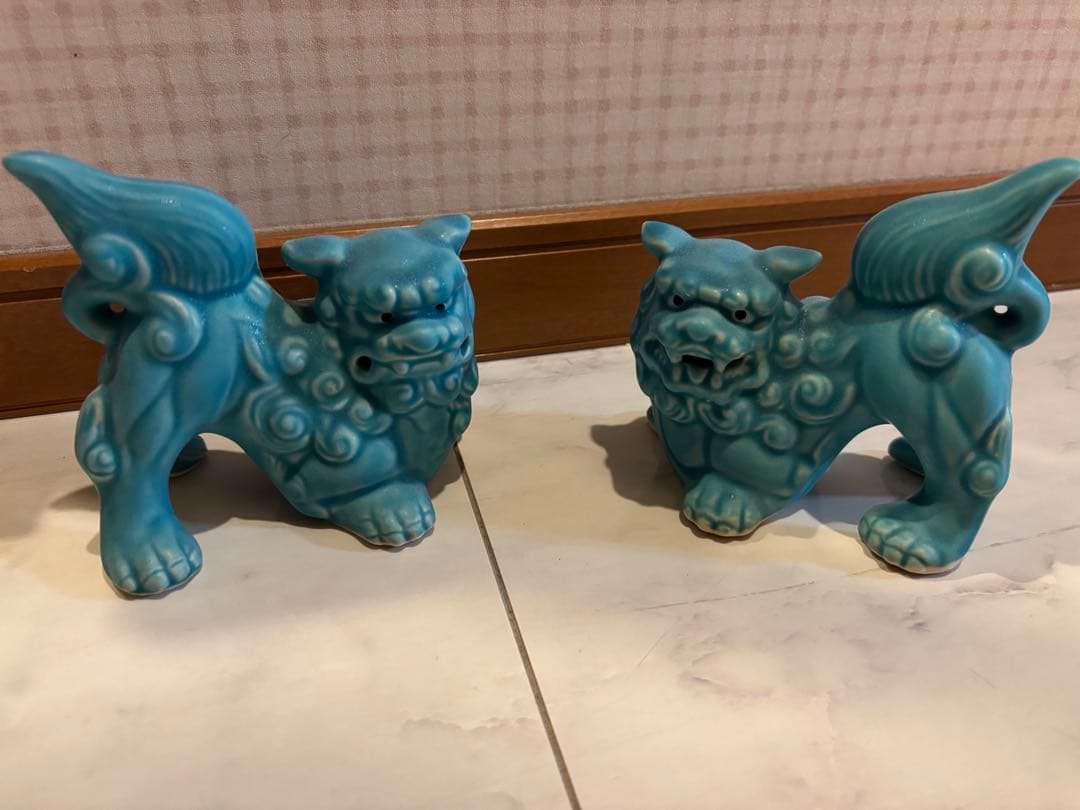 琉球ブルーシーサー小 MKCafe ウミカジテラス 沖縄ワールド