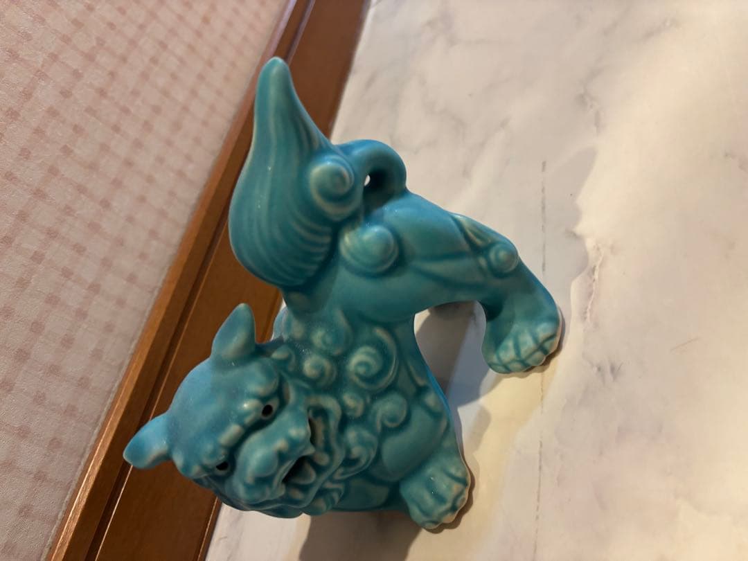 琉球ブルーシーサー小 MKCafe ウミカジテラス 沖縄ワールド