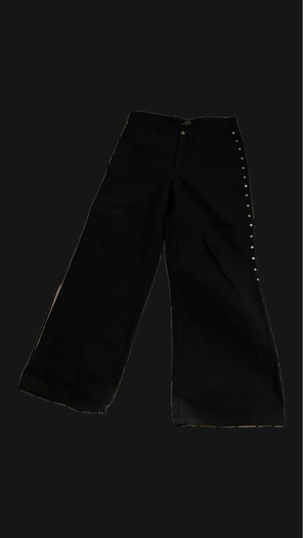 afb バギーチノパン　紺色　ショッパー付き