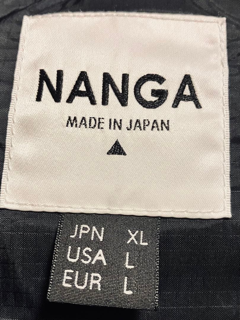 NANGA ナンガオーロラダウンジャケット XL ブラック[日本製]