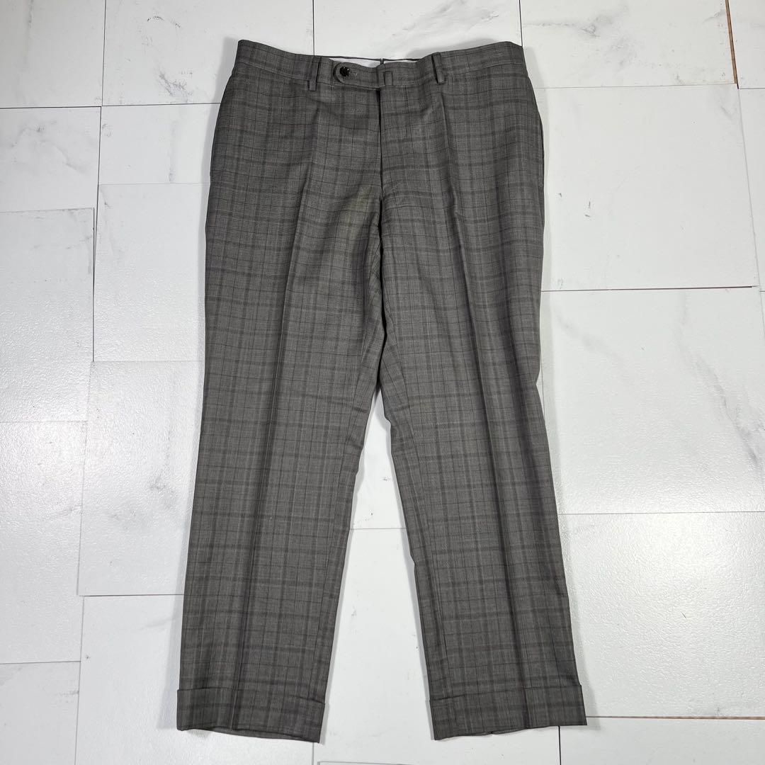 ビームスF カスタムテーラー ロロピアーナ 絹 セットアップ スーツ チェック