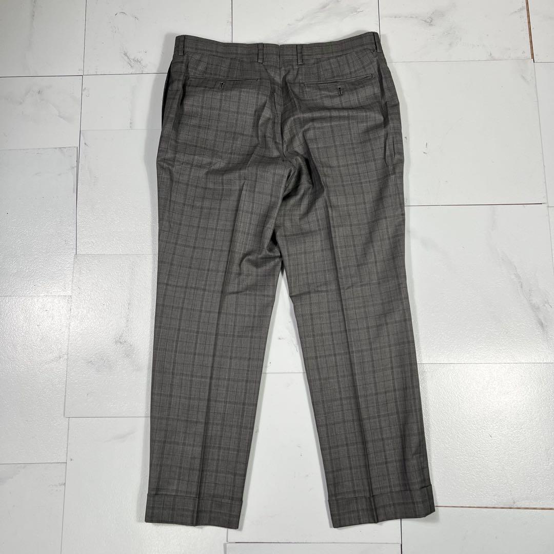 ビームスF カスタムテーラー ロロピアーナ 絹 セットアップ スーツ チェック