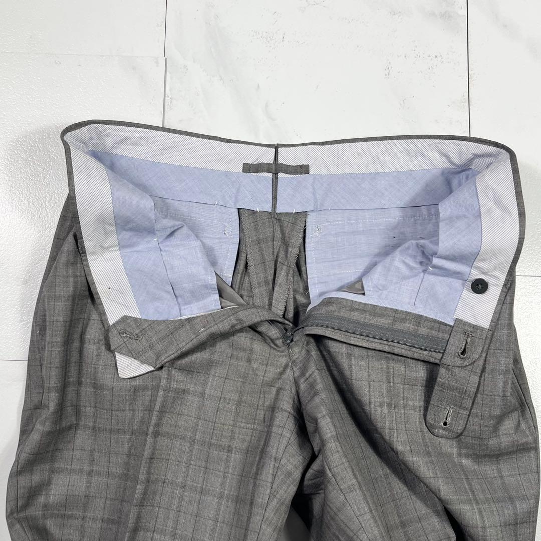 ビームスF カスタムテーラー ロロピアーナ 絹 セットアップ スーツ チェック