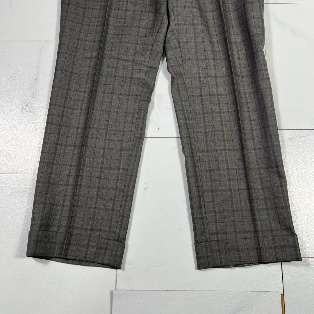 ビームスF カスタムテーラー ロロピアーナ 絹 セットアップ スーツ チェック