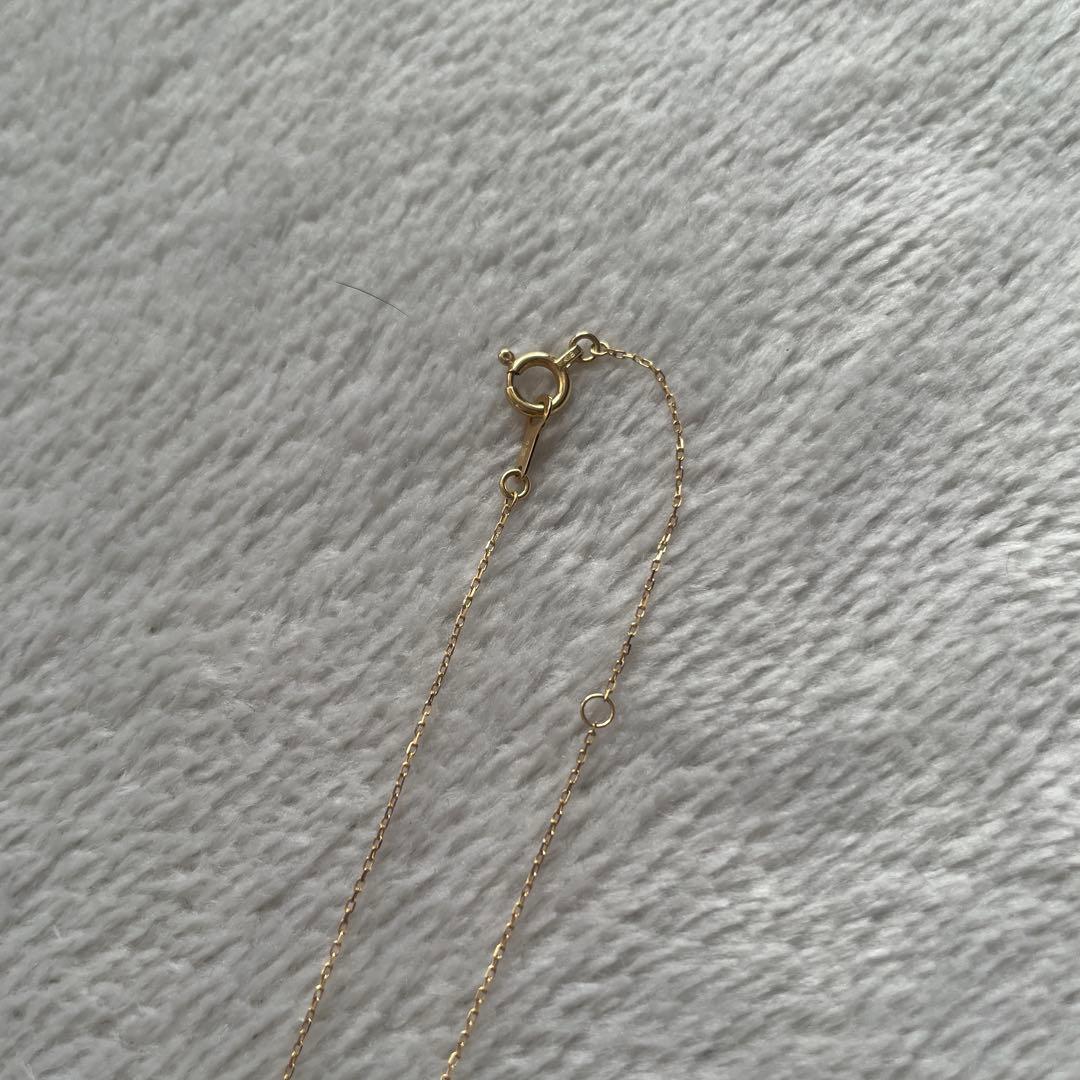 ete シンプル ゴールド ネックレス　45㎝