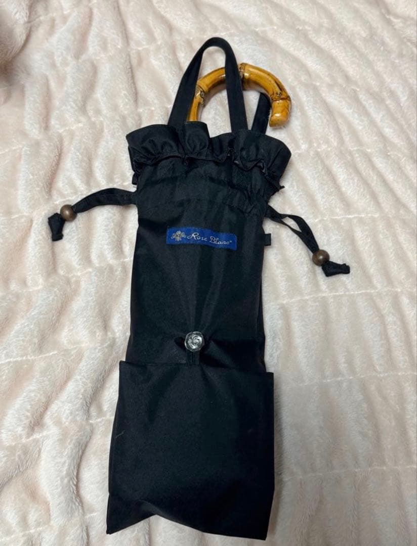 芦屋ロサブラン　日傘 完全遮光 100％ 2段 50cm晴雨兼用 折り畳み傘