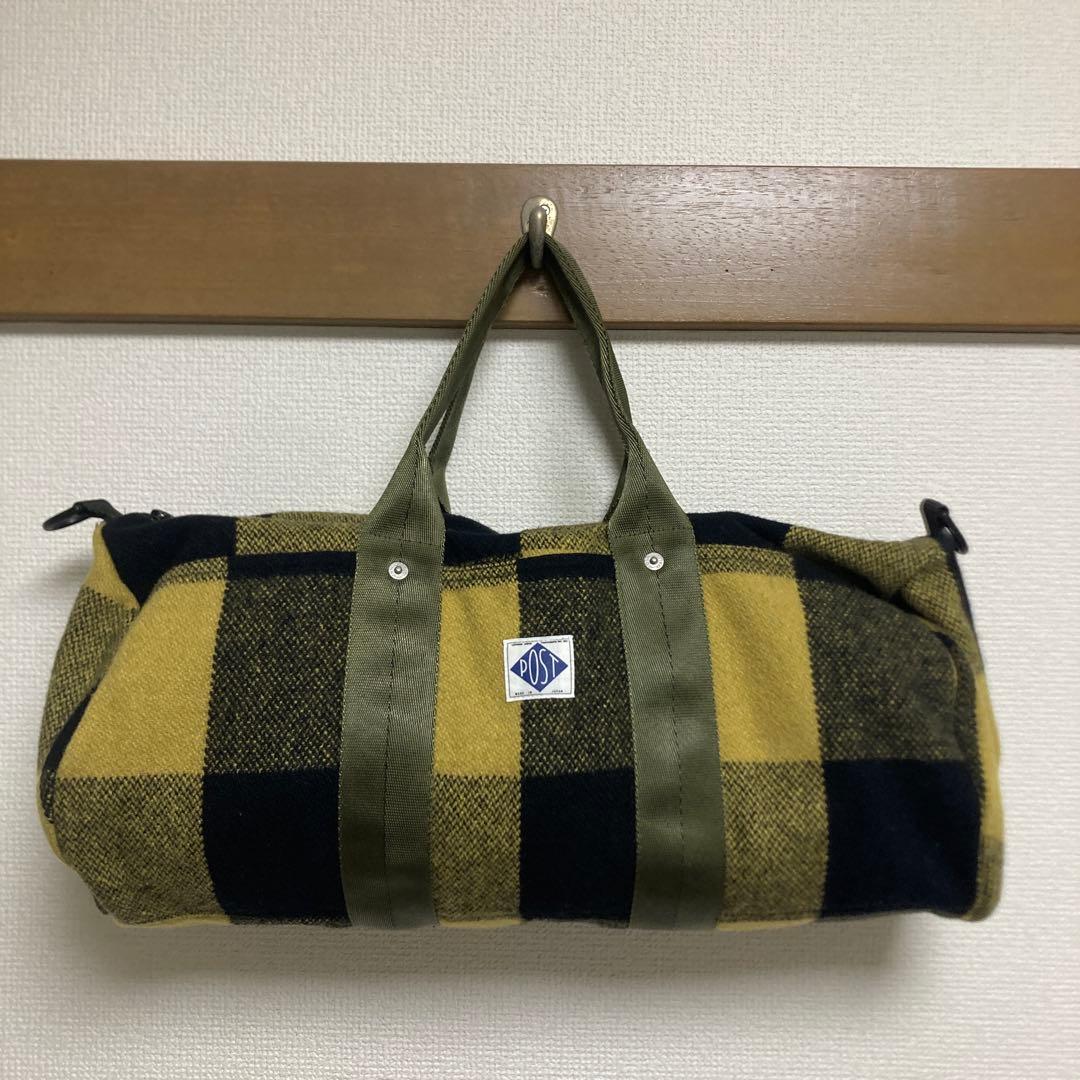 postoveralls ポストオーバーオールズ ウールボストンバッグ