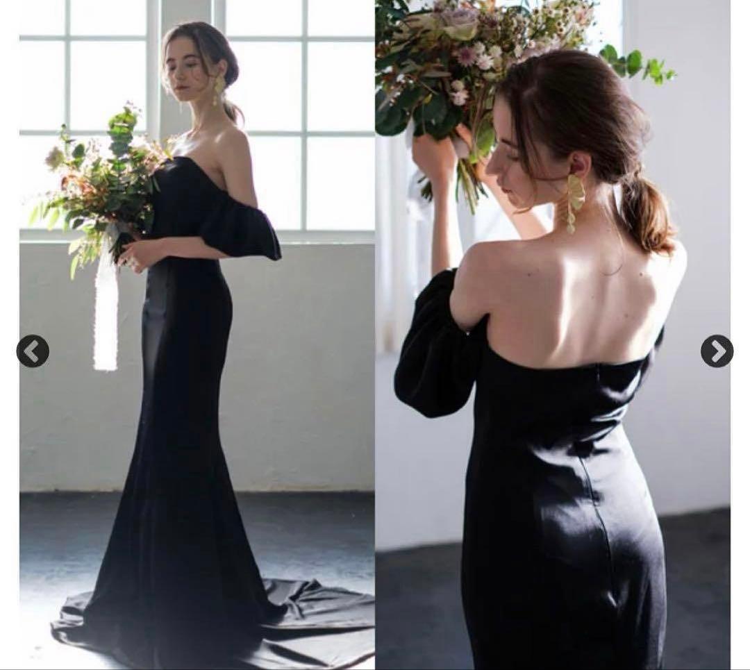 dressproduction ソフトマーメイド ドレス （W225BK）