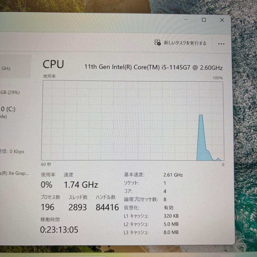 Windowsノート本体 ThinkPad X13 Yoga 2-in-1 i5-1145G7 16GB