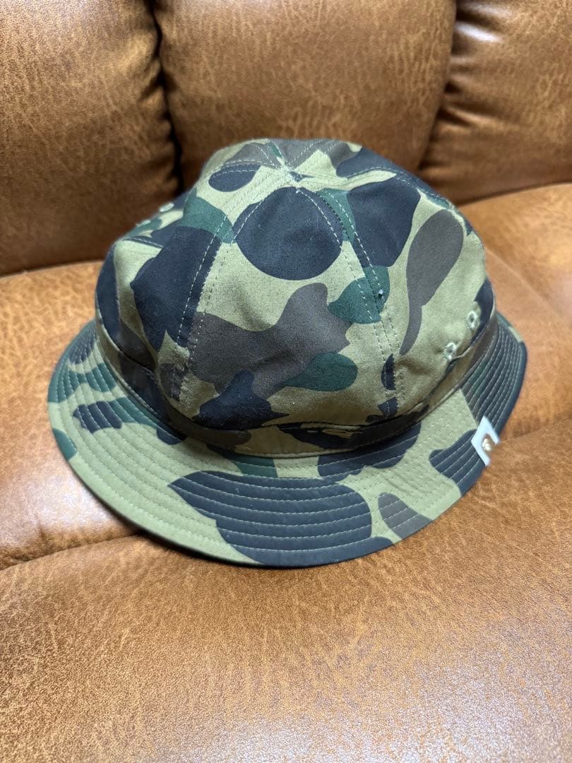 A Bathing Ape カモフラージュ バケットハット　頭囲60cm