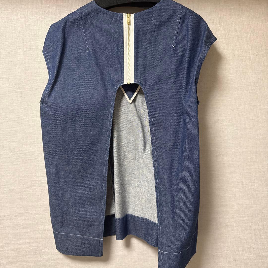 shirocon デニムジレ