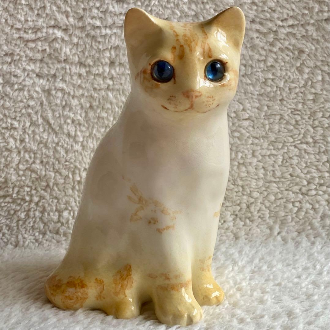 ウィンスタンレイキャット　ケンジントンキャット　青目猫　サイズ2　貫入無し❣️