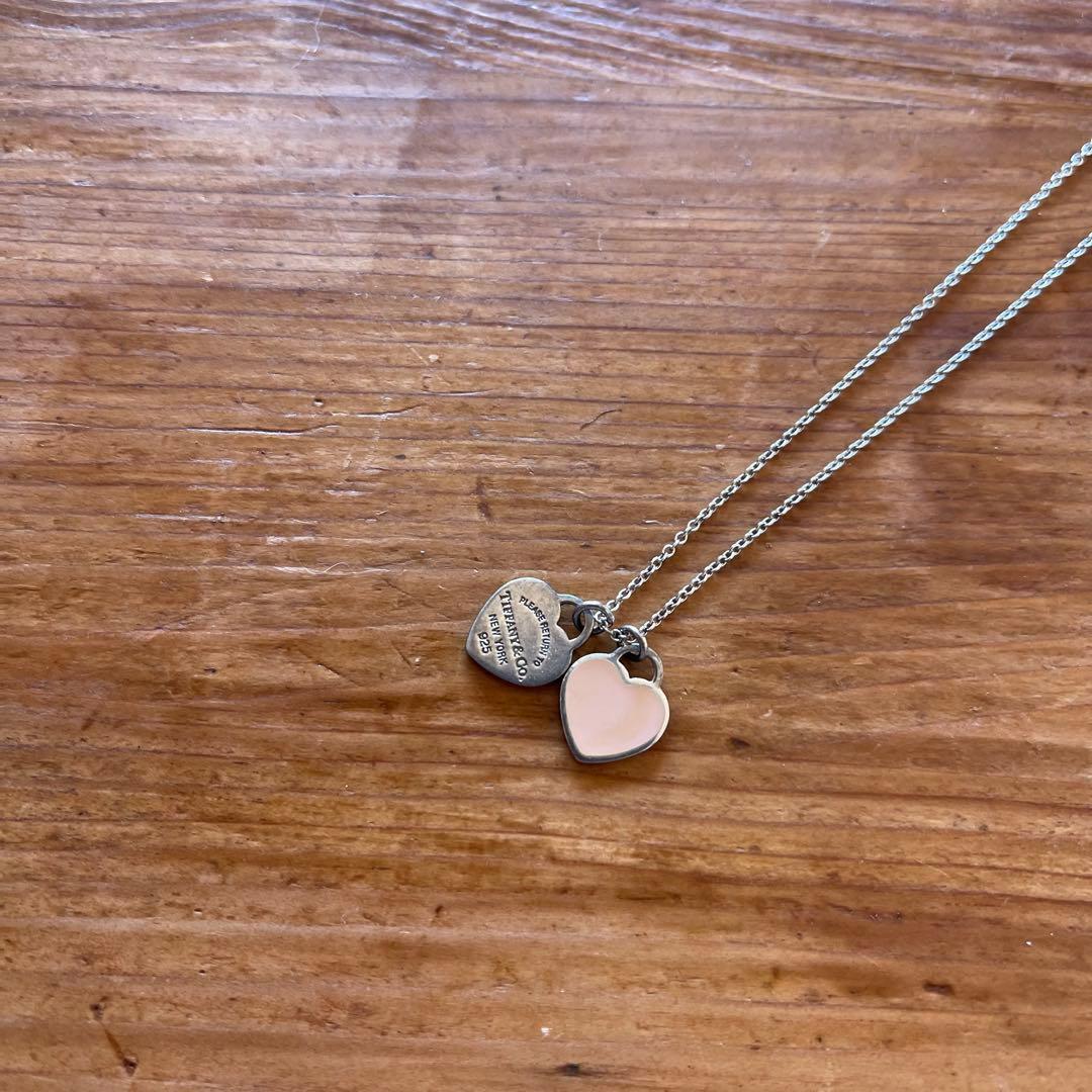 Tiffanyティファニー リターントゥ ダブルハートタグ ネックレス