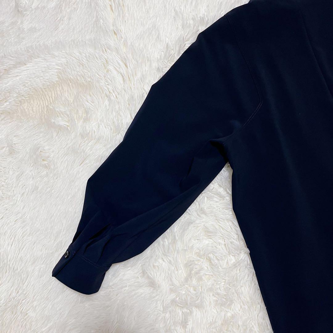 【未使用タグ付】JOURNAL STANDARD ダブルクロスロングOP 紺38