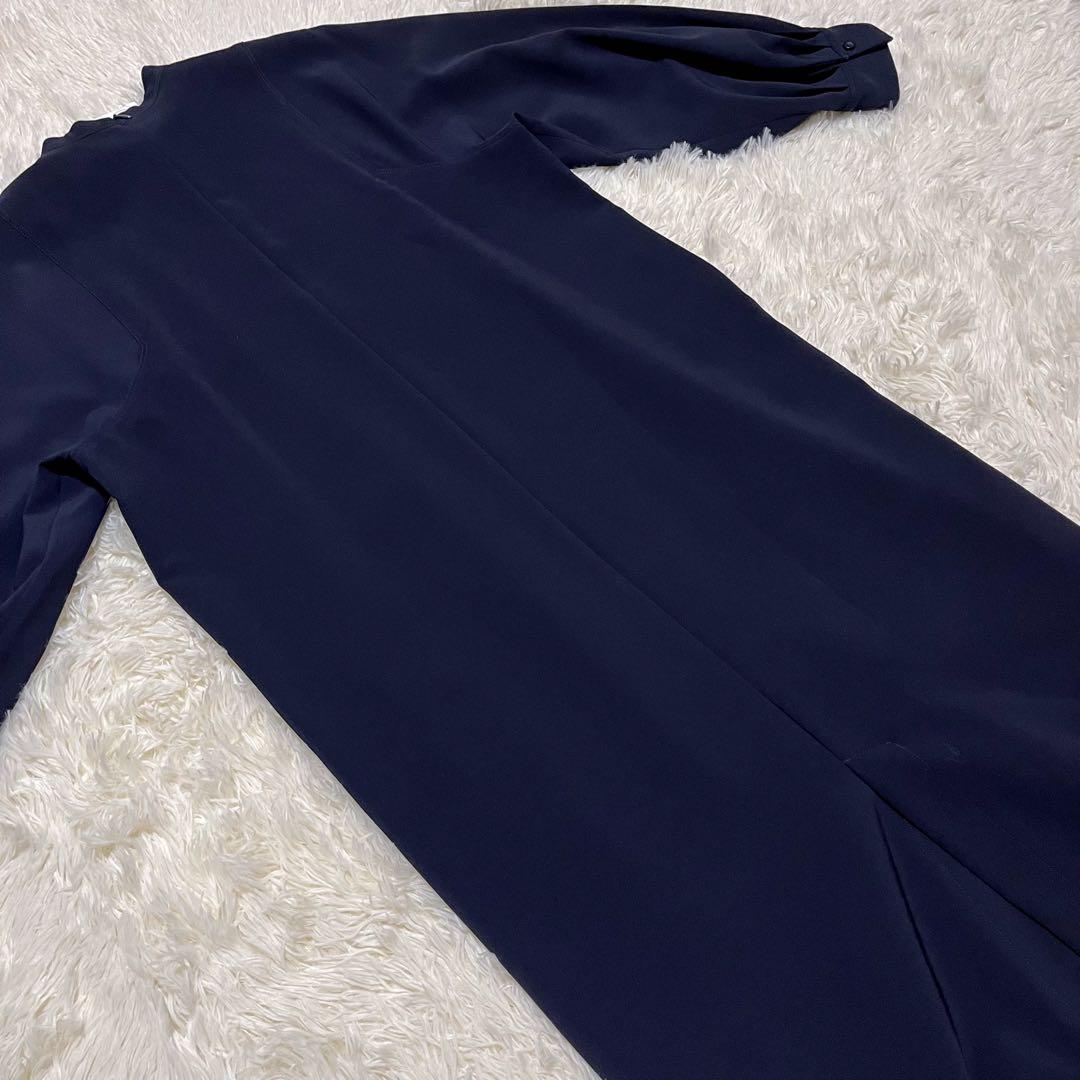 【未使用タグ付】JOURNAL STANDARD ダブルクロスロングOP 紺38